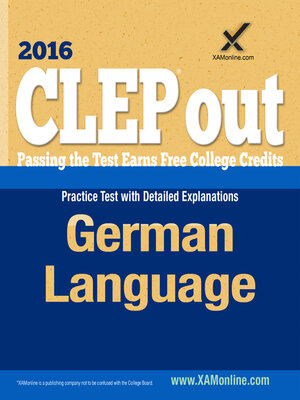 cover image of CLEP German